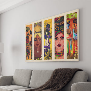 South African Collage Canvas Prints Wall Art - Painting Canvas, African Art, Home Wall Decor, Painting Prints, For Sale