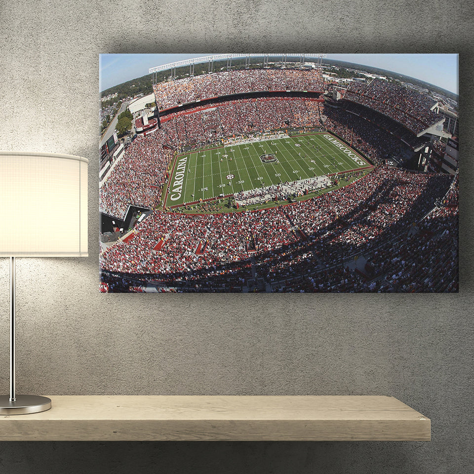 South Carolina Gamecocks Stadium Canvas Prints Williams Brice Stadium Wall,Sport Stadium Art Prints, Fan Gift, Wall Decor