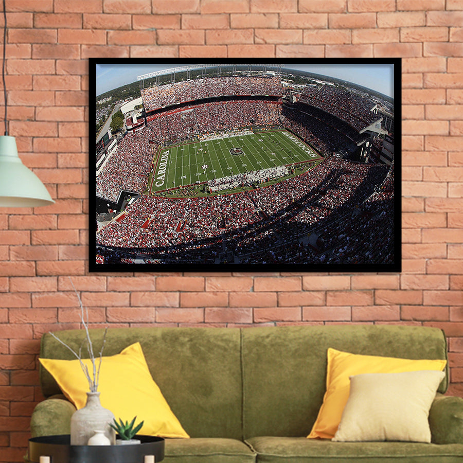 South Carolina Gamecocks Stadium Art Prints Williams Brice Stadium Wall,Sport Stadium Art Prints, Fan Gift, Wall Decor