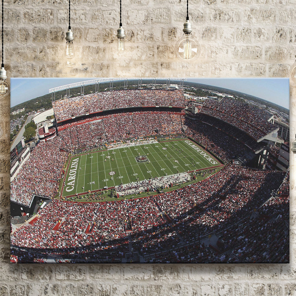 South Carolina Gamecocks Stadium Canvas Prints Williams Brice Stadium Wall,Sport Stadium Art Prints, Fan Gift, Wall Decor