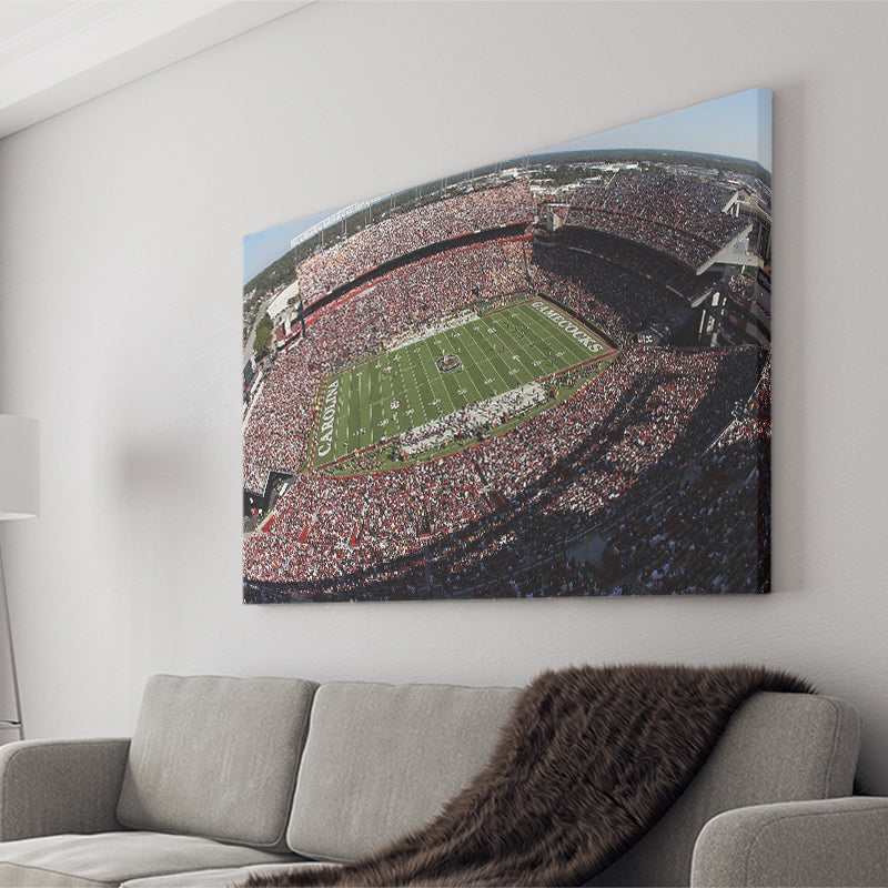 South Carolina Gamecocks Stadium Canvas Prints Williams Brice Stadium Wall,Sport Stadium Art Prints, Fan Gift, Wall Decor