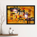 South African Art Framed Canvas Prints Wall Art Decor, Framed Picture, Floating Frame