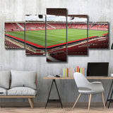 Southampton Stadium Canvas Prints St Marys Stadium Wall Art Football,Multi Panels,Sport Stadium Art Prints, Fan Gift