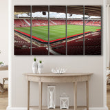 Southampton Stadium Canvas Prints St Marys Stadium Wall Art Football,Multi Panels B,Sport Stadium Art Prints, Fan Gift