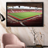 Southampton Stadium Framed Canvas Prints St Marys Stadium Wall Art Football,Sport Stadium Art Prints, Fan Gift