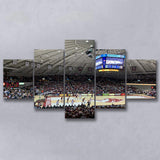 Southern Illinois Salukis Wall Art Banterra Center Stadium Canvas Prints,Multi Panels,Sport Stadium Art Prints, Fan Gift