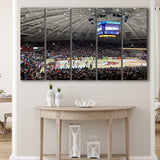 Southern Illinois Salukis Wall Art Banterra Center Stadium Canvas Prints,Multi Panels B,Sport Stadium Art Prints, Fan Gift