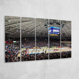 Southern Illinois Salukis Wall Art Banterra Center Stadium Canvas Prints,Multi Panels B,Sport Stadium Art Prints, Fan Gift