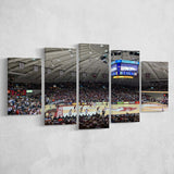 Southern Illinois Salukis Wall Art Banterra Center Stadium Canvas Prints,Multi Panels,Sport Stadium Art Prints, Fan Gift