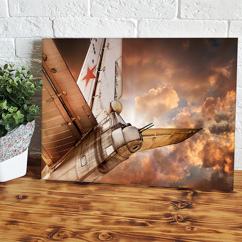 Soviet Bomber Canvas Wall Art - Canvas Prints, Prints for Sale, Canvas Painting, Canvas On Sale