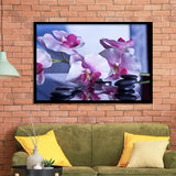Spa Wall Decor, Spa Print Framed Art Prints Wall Art Decor,Black Frame, Ready to hang