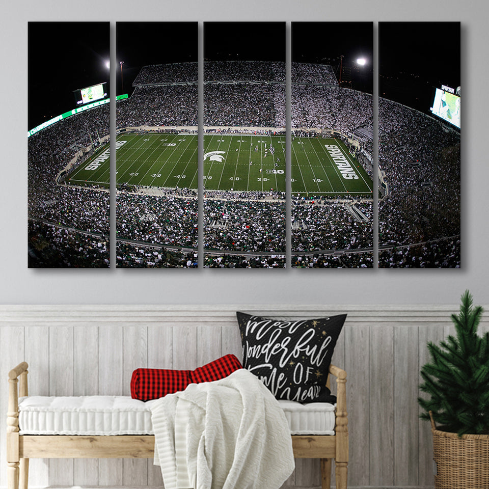 Spartan Stadium, Stadium Canvas, Sport Art, Gift for him, Multi Panels B, Canvas Prints Wall Art Decor