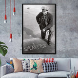 Speakeasy Black And White Print, This Way To Speakeasy Framed Art Print Wall Art Decor,Framed Picture