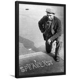 Speakeasy Black And White Print, This Way To Speakeasy Framed Art Print Wall Art Decor,Framed Picture