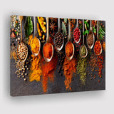 Spices Kitchen Art Herbs Canvas Prints Wall Art Decor - Painting Canvas,Home Decor, Ready to Hang