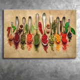 Spices Kitchen Art Canvas Prints Wall Art Decor - Painting Canvas,Home Decor, Ready to Hang