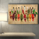 Spices Kitchen Art Canvas Prints Wall Art Decor - Painting Canvas,Home Decor, Ready to Hang