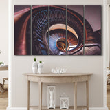Spiral Staircase, Abstract Canvas Art 5 Panels B,Large Canvas,Canvas Prints Wall Art Home Decor