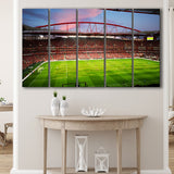 Sport Lisboa e Benfica, Stadium Canvas, Sport Art, Gift for him, Multi Panels B, Canvas Prints Wall Art Decor