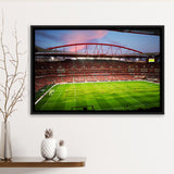 Sport Lisboa e Benfica, Stadium Canvas, Sport Art, Gift for him, Framed Canvas Prints Wall Art Decor, Framed Picture