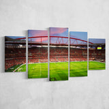 Sport Lisboa e Benfica, Stadium Canvas, Sport Art, Large Canvas, Multi Panels, Canvas Prints Wall Art Decor