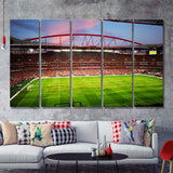 Sport Lisboa E Benfica 5 Pieces B Canvas Prints Wall Art - Painting Canvas, Multi Panels,5 Panel, Wall Decor