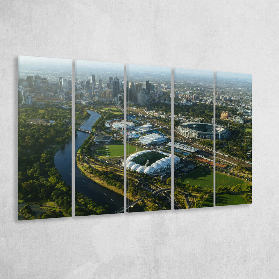 Sports Melbourne Cricket Ground, Stadium Canvas, Sport Art, Gift for him, Multi Panels B, Canvas Prints Wall Art Decor