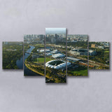 Sports Melbourne Cricket Ground, Stadium Canvas, Sport Art, Large Canvas, Multi Panels, Canvas Prints Wall Art Decor