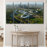 Sports Melbourne Cricket Ground, Stadium Canvas, Sport Art, Gift for him, Multi Panels B, Canvas Prints Wall Art Decor