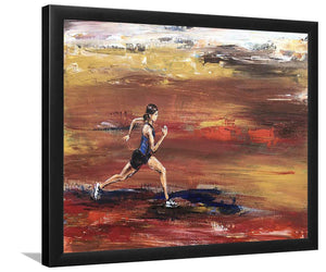 Sprint-Sport Art, Art Print, Frame Art,Plexiglass Cover