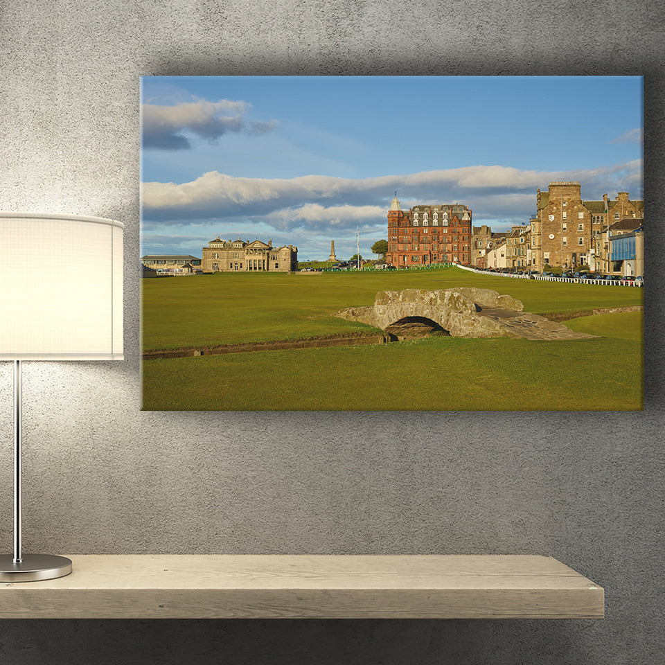 St Andrews Golf Club,Old Course Hole 18, St Andrews, Scotland, Golf Art Print, Golf Lover, Canvas Prints Wall Art Decor