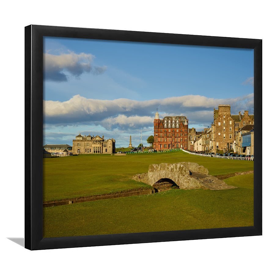 St Andrews Golf Club,Old Course Hole 18, St Andrews, Scotland, Golf Sport Print, Golf Lover, Framed Art Prints Home Decor