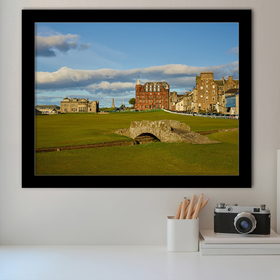 St Andrews Golf Club,Old Course Hole 18, St Andrews, Scotland, Golf Sport Print, Golf Lover, Framed Art Prints Home Decor