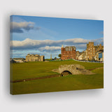 St Andrews Golf Club,Old Course Hole 18, St Andrews, Scotland, Golf Art Print, Golf Lover, Canvas Prints Wall Art Decor
