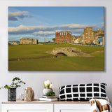 St Andrews Golf Club,Old Course Hole 18, St Andrews, Scotland, Golf Art Print, Golf Lover, Canvas Prints Wall Art Decor
