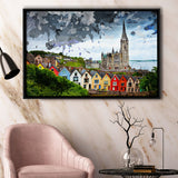 St. Colmans Cathedral Cobh Framed Canvas Prints Wall Art Decor - Painting Canvas, Framed Picture, Home Decor