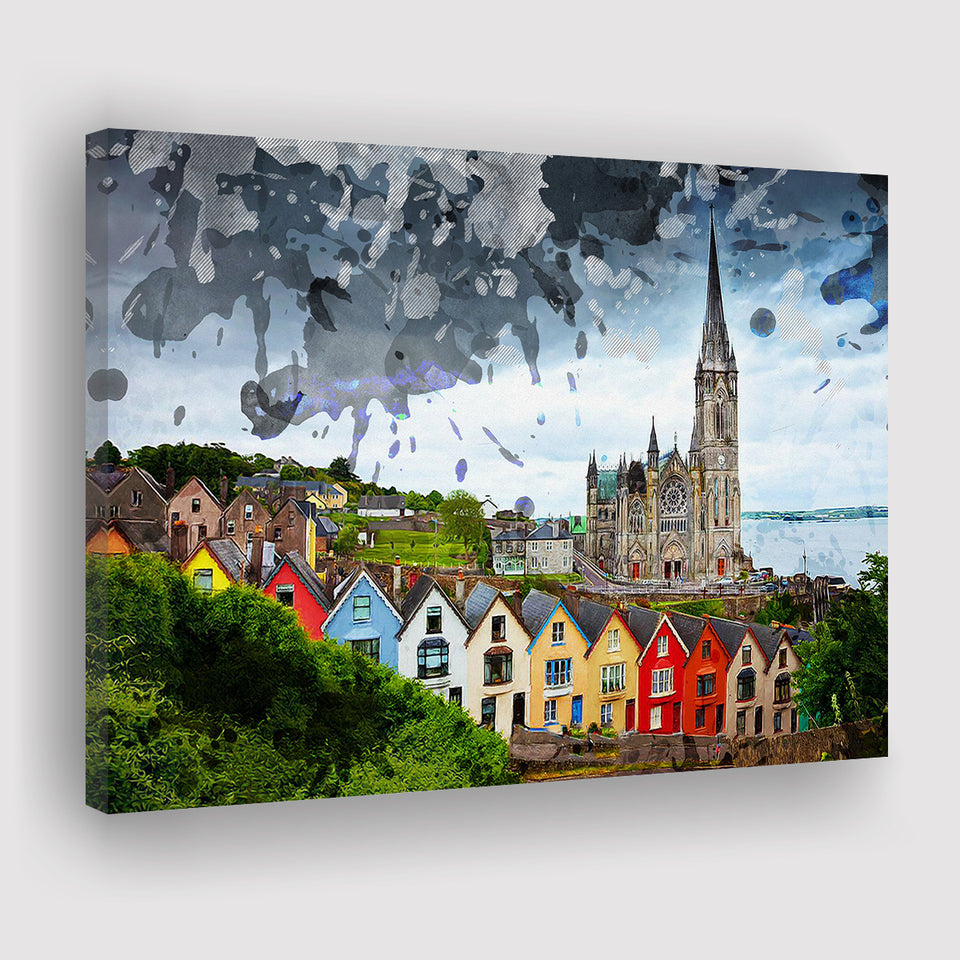 St. Colmans Cathedral Cobh Canvas Prints Wall Art Decor - Painting Canvas, Art Print, Home Decor, Ready to Hang