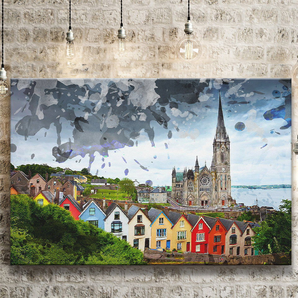 St. Colmans Cathedral Cobh Canvas Prints Wall Art Decor - Painting Canvas, Art Print, Home Decor, Ready to Hang