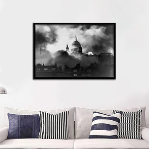 St. Pauls Survives Framed Wall Art Prints - Framed Prints, Prints for Sale, Framed Art