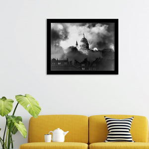 St. Pauls Survives Framed Wall Art Prints - Framed Prints, Prints for Sale, Framed Art