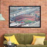 StLouis Cardinals Stadium Art Prints Busch Stadium Wall Art Aerial,Sport Stadium Art Prints, Fan Gift, Wall Decor