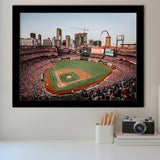 StLouis Cardinals Stadium Art Prints Busch Stadium Wall Art Baseball,Sport Stadium Art Prints, Fan Gift, Wall Decor