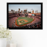StLouis Cardinals Stadium Framed Canvas Prints Busch Stadium Wall Art Baseball,Sport Stadium Art Prints, Fan Gift