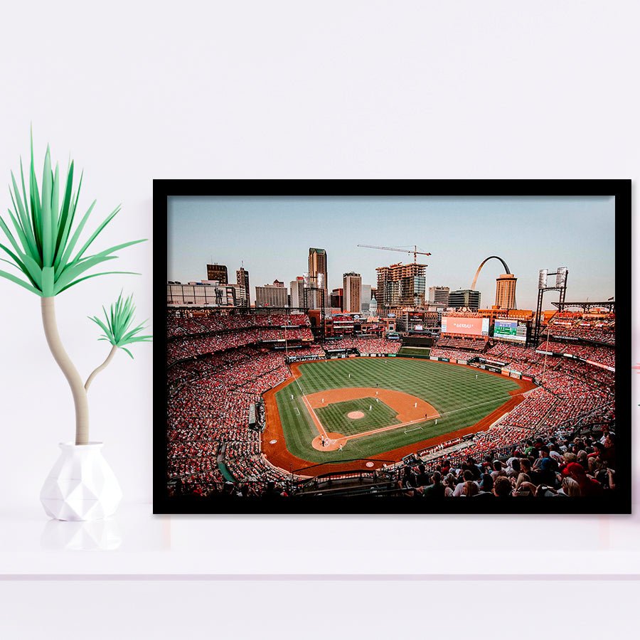 StLouis Cardinals Stadium Art Prints Busch Stadium Wall Art Baseball,Sport Stadium Art Prints, Fan Gift, Wall Decor