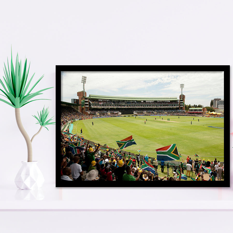 St Georges Park Cricket Ground, Stadium Canvas, Sport Art, Gift for him, Framed Art Prints Wall Art Decor, Framed Picture