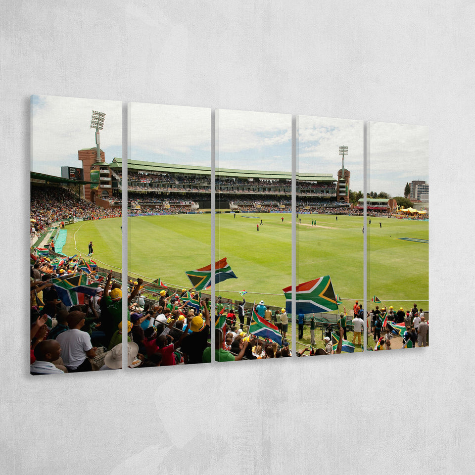 St Georges Park Cricket Ground, Stadium Canvas, Sport Art, Gift for him, Multi Panels B, Canvas Prints Wall Art Decor