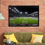 St Jamess Park Stadium, Stadium Canvas, Sport Art, Gift for him, Framed Art Prints Wall Art Decor, Framed Picture