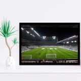 St Jamess Park Stadium, Stadium Canvas, Sport Art, Gift for him, Framed Art Prints Wall Art Decor, Framed Picture