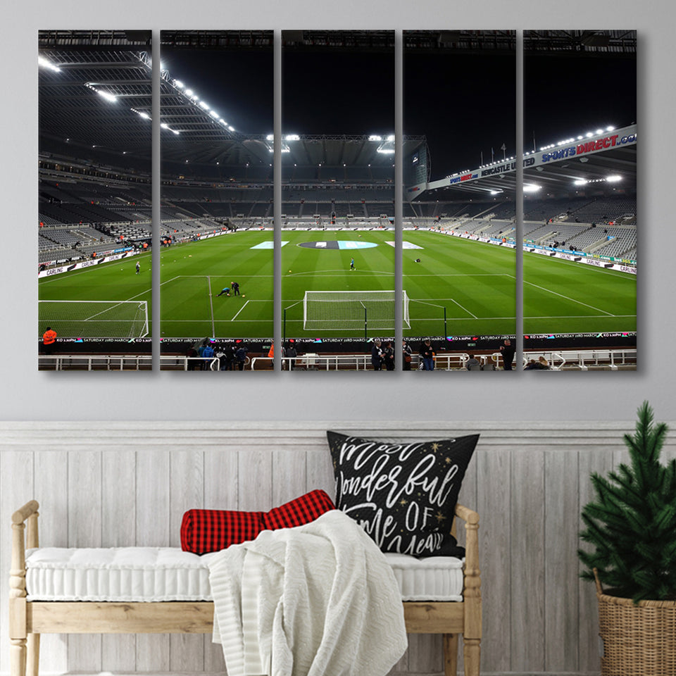 St Jamess Park Stadium, Stadium Canvas, Sport Art, Gift for him, Multi Panels B, Canvas Prints Wall Art Decor