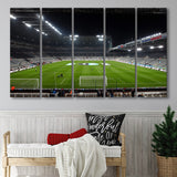 St Jamess Park Stadium, Stadium Canvas, Sport Art, Gift for him, Multi Panels B, Canvas Prints Wall Art Decor